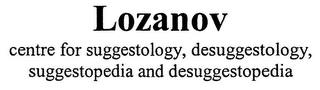 LOZANOV CENTRE FOR SUGGESTOLOGY, DESUGGESTOLOGY, SUGGESTOPEDIA AND DESUGGESTOPEDIA logo