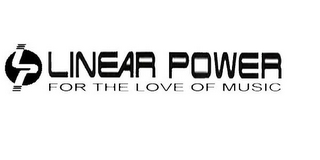 LP LINEAR POWER FOR THE LOVE OF MUSIC logo