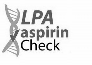 LPA ASPIRIN CHECK logo