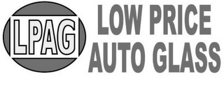 LPAG LOW PRICE AUTO GLASS logo