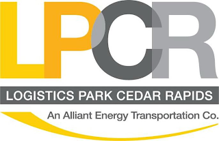 LPCR LOGISTICS PARK CEDAR RAPIDS AN ALLIANT ENERGY TRANSPORTATION CO. logo