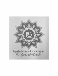 LPG LEELA'S PURE GOODNESS logo