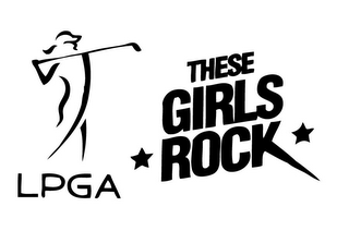 LPGA THESE GIRLS ROCK logo