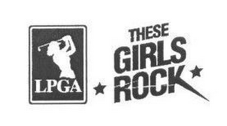 LPGA THESE GIRLS ROCK logo