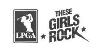 LPGA THESE GIRLS ROCK logo