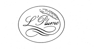 L'PLUME logo