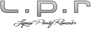 L.P.R LIQUID PANTY REMOVER logo