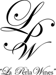 LPW "LA PERLA WINES" logo