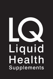 LQ LIQUID HEALTH SUPPLEMENTS logo