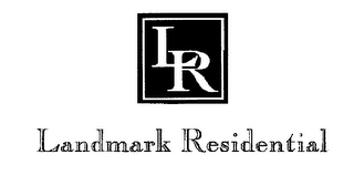 LR LANDMARK RESIDENTIAL logo