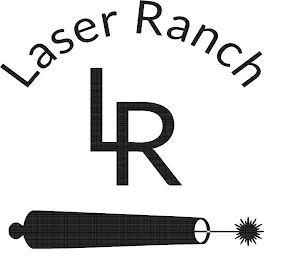 LR LASER RANCH logo