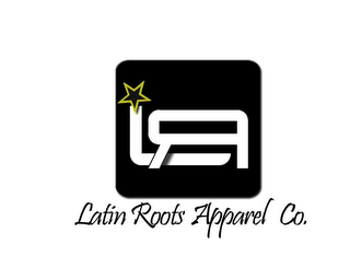 LR LATIN ROOTS APPAREL CO. logo