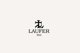 LR LAUFER 1858 logo