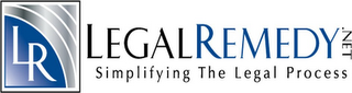 LR LEGALREMEDY.NET SIMPLIFYING THE LEGAL PROCESS logo