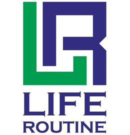 LR LIFE ROUTINE logo