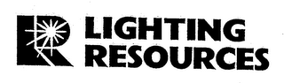 LR LIGHTING RESOURCES logo