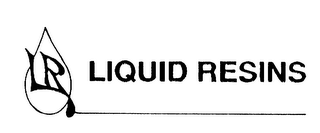 LR LIQUID RESINS logo