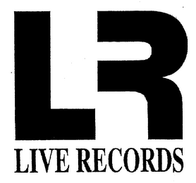 LR LIVE RECORDS logo