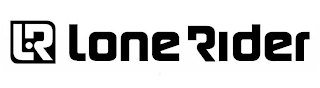 LR LONE RIDER logo