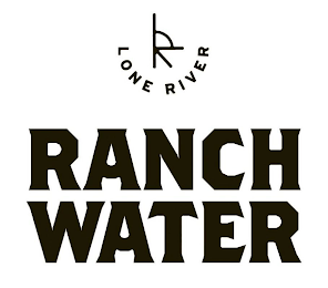 LR LONE RIVER RANCH WATER logo