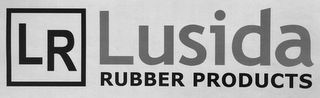 LR LUSIDA RUBBER PRODUCTS logo