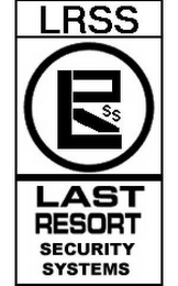LRSS LAST RESORT SECURITY SYSTEMS logo