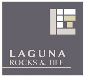 LRT LAGUNA ROCKS & TILE logo