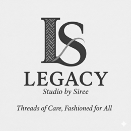 LS LEGACY STUDIO BY SIREE THREADS OF CARE, FASHIONED FOR ALL logo