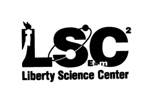 LSC LIBERTY SCIENCE CENTER E=MC2 logo