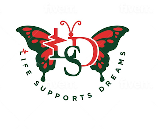 LSD LIFE SUPPORTS DREAMS logo