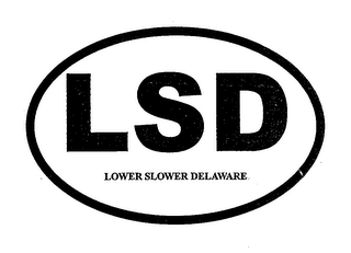 LSD LOWER SLOWER DELAWARE logo
