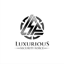 LSF LUXURIOUS SECURITY FORCE logo