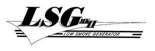 LSG MKII LOW SMOKE GENERATOR logo
