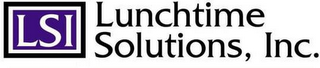 LSI LUNCHTIME SOLUTIONS, INC. logo