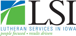 LSI LUTHERAN SERVICES IN IOWA PEOPLE FOCUSED RESULTS DRIVEN logo
