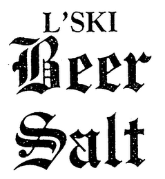 L'SKI BEER SALT logo