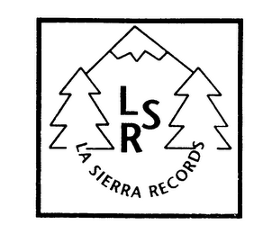 LSR LA SIERRA RECORDS logo