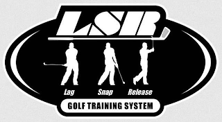 LSR, LAG, SNAP, RELEASE, GOLF TRAINING SYSTEM logo