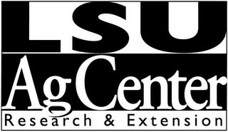 LSU AGCENTER RESEARCH & EXTENSION logo