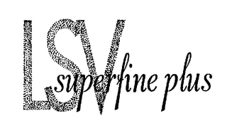 LSV SUPER FINE PLUS logo