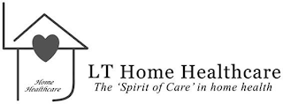 LT HOME HEALTHCARE LT HOME HEALTHCARE THE 'SPIRIT OF CARE' IN HOME HEALTH logo
