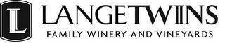 LT LANGETWINS FAMILY WINERY AND VINEYARDS logo