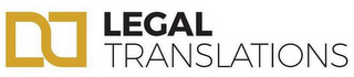LT LEGAL TRANSLATIONS logo