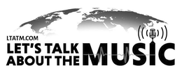 LTATM.COM LET'S TALK ABOUT THE MUSIC logo