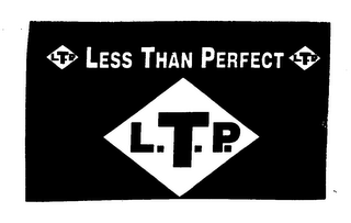 L.T.P. LESS THAN PERFECT logo