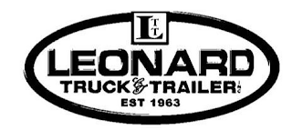 LTT LEONARD TRUCK & TRAILER INC EST 1963 logo