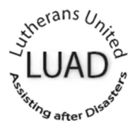 LUAD LUTHERANS UNITED ASSISTING AFTER DISASTERS logo
