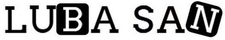 LUBA SAN logo