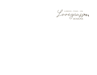 LUBBOCK . TEXAS . USA LOVEGRASS DESIGNS logo