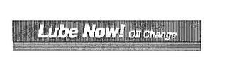 LUBE NOW! OIL CHANGE logo